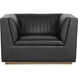 Bradley Vintage Black Armchair